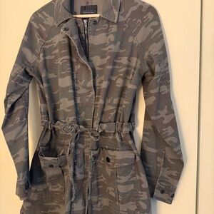 Santuary Womens's Camoflauge Field Jacket Size Large